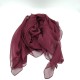 Burgundy thin silk scarfBurgundy thin silk scarf